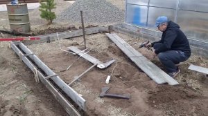 Бюджетный вариант опалубки для теплицы