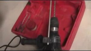 Работа с перфоратором