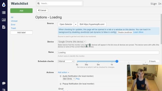 Как проверять любые изменения на веб-страницах автоматически и получать уведомления смотреть онлайн