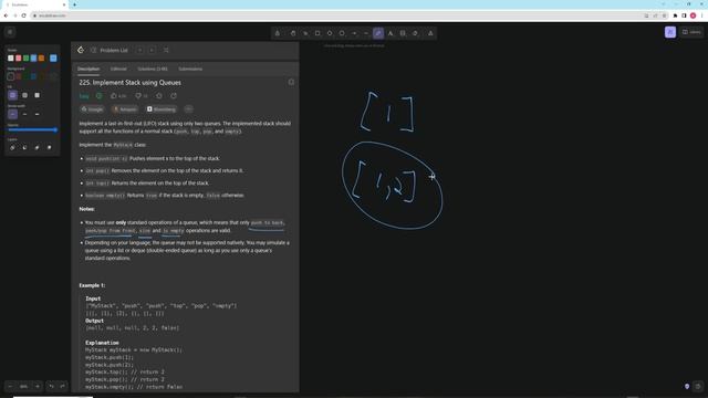 Implement Stack Using Queues - LeetCode 225 - Python