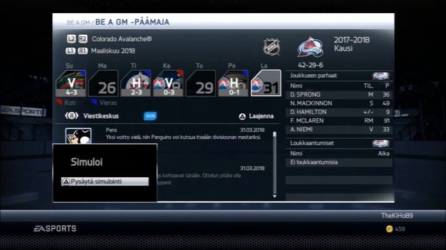 NHL 14 GM Mode: Colorado Jakso 28 "Pudotuspeleihin?" смотреть онлайн