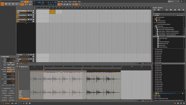 Bitwig Studio | Редактор Деталей Аудио. Обзор Панели 6.1