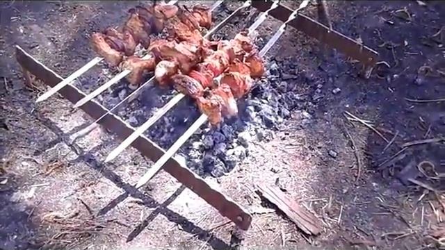 Как сделать мангал своими руками из металла, разборный походный переносной самодельный мини мангал смотреть онлайн