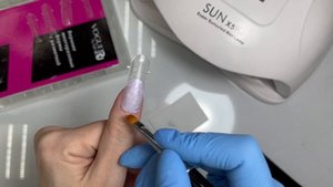 Наращивание верхние формы. Дизайн текстура гель лаками