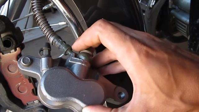 Передний тормоз Lifan LF250 Yamaha XV250 Front brake смотреть онлайн