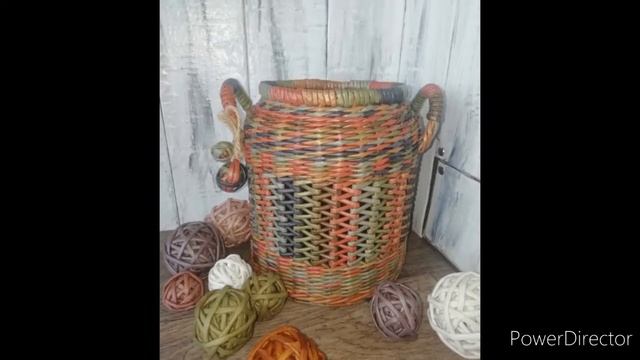 Плетение из бумажной лозы ? моё любимое ассорти.