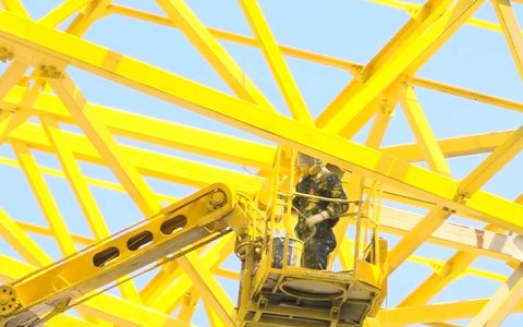 На стадионе "Спартак" идет активное строительство