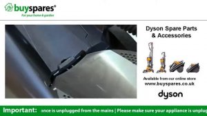 Замена предмоторного фильтров для пылесоса Dyson DC19