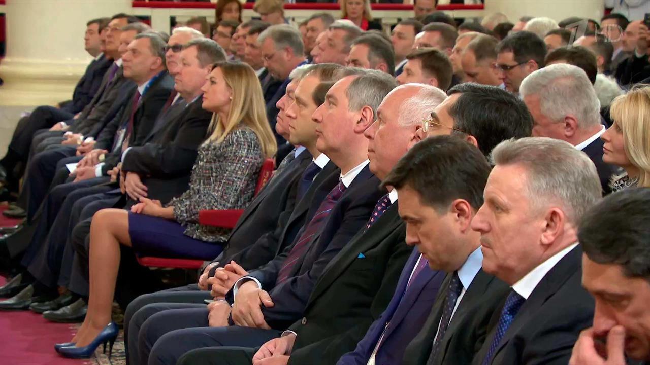 Владимир Путин на съезде машиностроителей