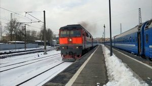 Отправление поезда Санкт- Петербург - Гомель с Витебского вокзала
