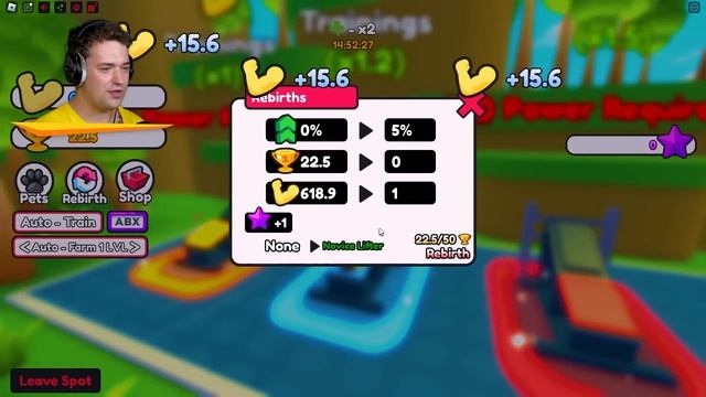 STRONG LEG SIMULATOR! (Roblox) смотреть онлайн