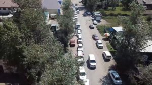 Петровск Забайкальский с высоты птичьего полёта 2018