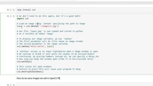 Introduction about OpenCV  in ComputerVision