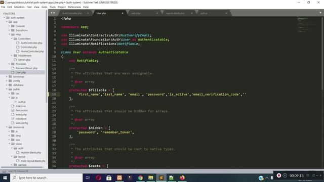 06 - Registration in Laravel + Server-side validation in Laravel + Google captcha in registration