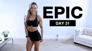 Caroline Girvan - Day 31 of EPIC _ 45 Min Dumbbell Abs Glute Workout at Home