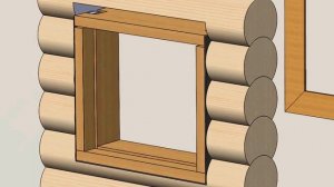 окосячка окон в рубленном доме своими руками