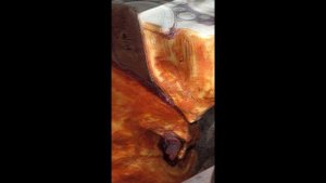 стол из пня с эпоксидной смолой