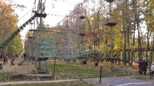 Гольф клуб и Тарзан парк в Липецке! Интереснейшие места парка Победы (октябрь 2018)!