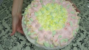 Очень вкусный тортик, творожная начинка, шоколадный бисквит и сливочное покрытие