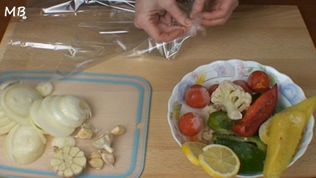СИБАС запеченный в рукаве с овощами. Хочется всегда!