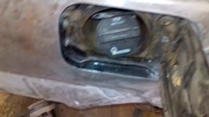 Лада Приора ремонт крыла . Lada Priora  Auto body repair.