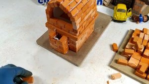 Мини печь для мини пиццы дома [Мини кирпичи]