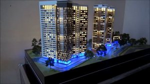 Макет ЖК ЛЕНИНГРАДСКИЙ макетная мастерская EZZOmodels