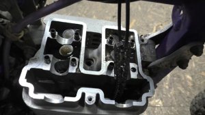 Регулировка зазора клапанов на Yamaha TTR 250
