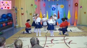 Ритмическая  мозаика, выступление детей детского сада №27 г. Полоцк