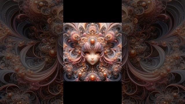 Фрактал, образующий лицо