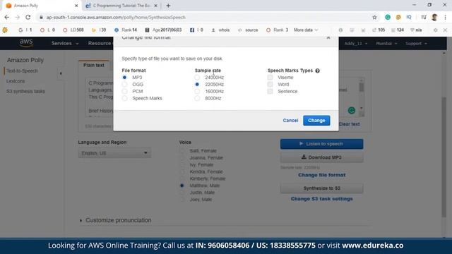Amazon Polly Tutorial | Convert Text to Speech using AWS Polly | AWS Training | Edureka Rewind смотреть онлайн