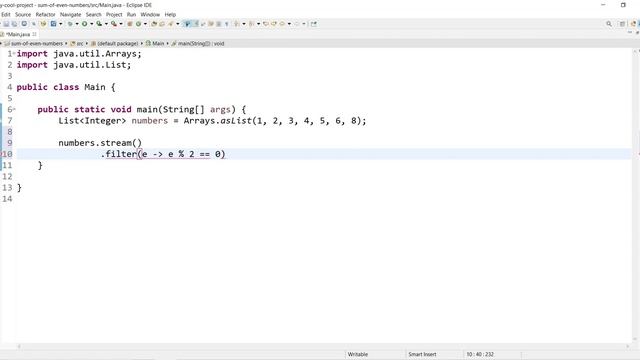 Master Java Stream: Summing Even Numbers in a List Made Easy! смотреть онлайн
