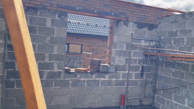 Кладка облицовки. Завершение первого этажа смотреть онлайн