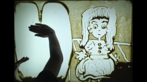 "История Золушки"  - песочная анимация