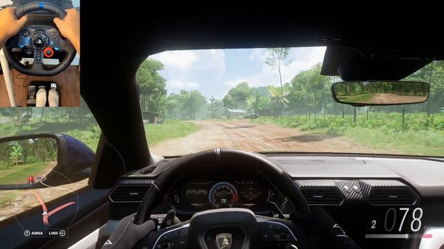 Lamborghini Urus | Realistic Offroading + Super Wheelspin | Forza Horizon 5 | Logitech G29 Gameplay смотреть онлайн