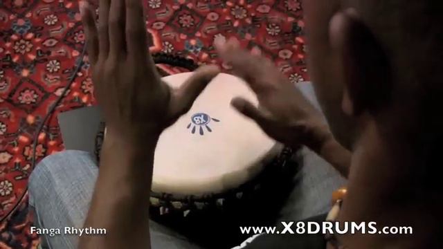 Learn Fanga Rhythm on Djembe - Online Lesson Preview смотреть онлайн