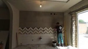 Кухонный фартук на всю стену