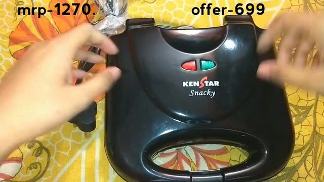 Sandwich maker review|Kenstar Sandwich maker|Flipkart shopping review смотреть онлайн