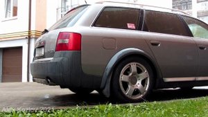 Прямоточный выхлоп на Audi A6 Allroad (C5) 2,5 TDI V6