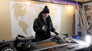 Переделка кронштейна запаски НИВА ШЕВРОЛЕ,плюс доп.свет.