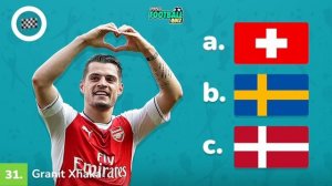 GUESS THE COUNTRY OF EACH PLAYER - EURO 2020 EDITION | QUIZ FOOTBALL 2021