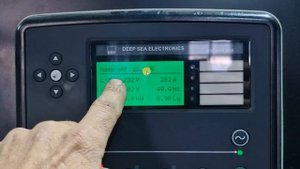Вывод из синхронизации генераторной установки под управлением DSE8610MK2 в ручном режиме.