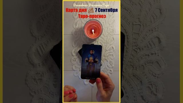 7 Сентября 2023? Карта дня Таро -  прогноз : Паж Кубков.... #волшебнаявселеннаятаро