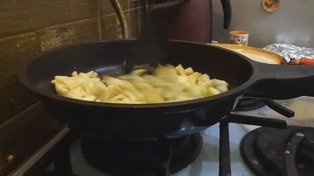 Начинка для блинов. Яблоко с корицей