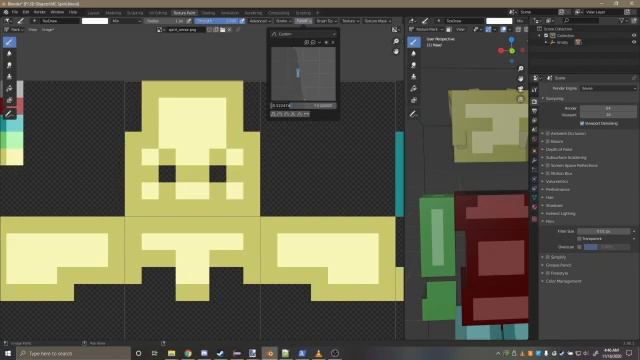How to create a pencil (pixel) brush in Texture Paint (Blender 2.8+) смотреть онлайн