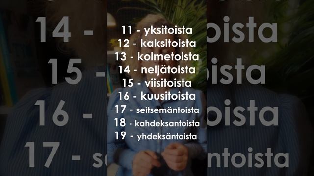 Как посчитать по-фински до 100/ Финские числительные/Финский язык смотреть онлайн