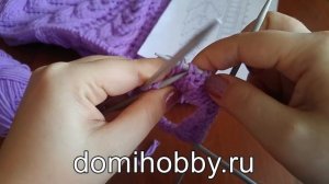 Вязание круглой кокетки спицами. Вязание кофточки сверху часть 1.