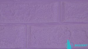 Самоклеющиеся ✨панели "Кирпич фиолетовый". 3D панели для стен под кирпич. Влагостойкие обои.