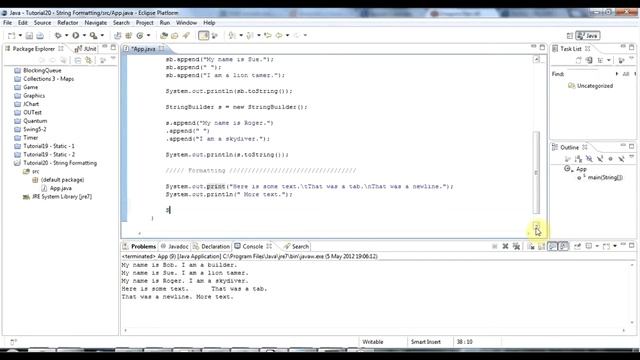 Tutorial 24 - String Builder and String Formatting смотреть онлайн