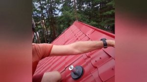 Монтаж антенны ZETA MIMO на сложной крыше_КоПСС